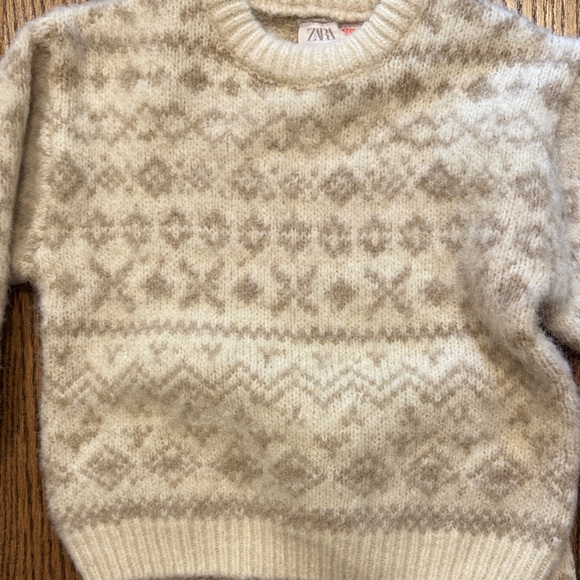 Zara Cream Knit Sweater set - Picture 4 of 10